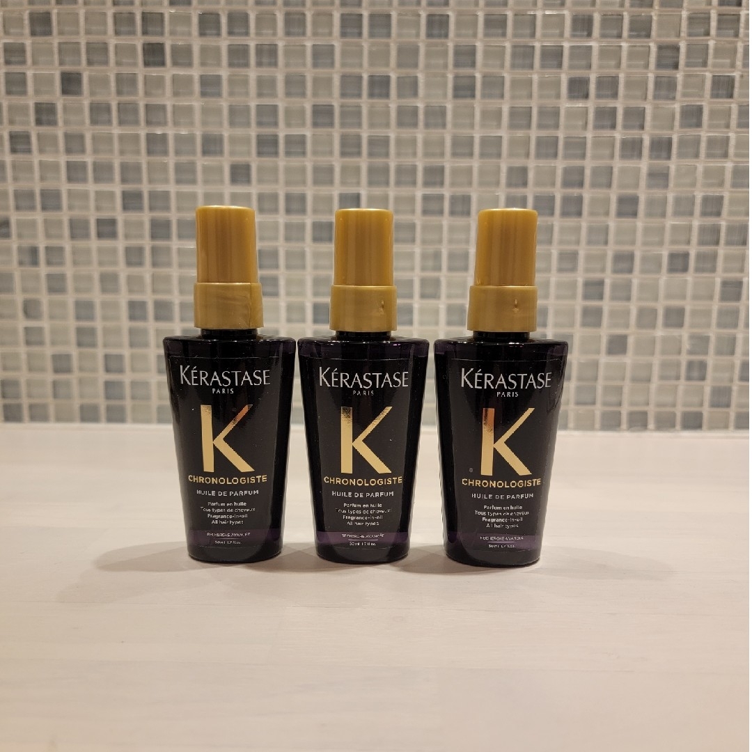 KERASTASE(ケラスターゼ)のケラスターゼ　CH　 ユイルクロノロジスト　ユイルドパルファン　50ml　3本 コスメ/美容のヘアケア/スタイリング(オイル/美容液)の商品写真