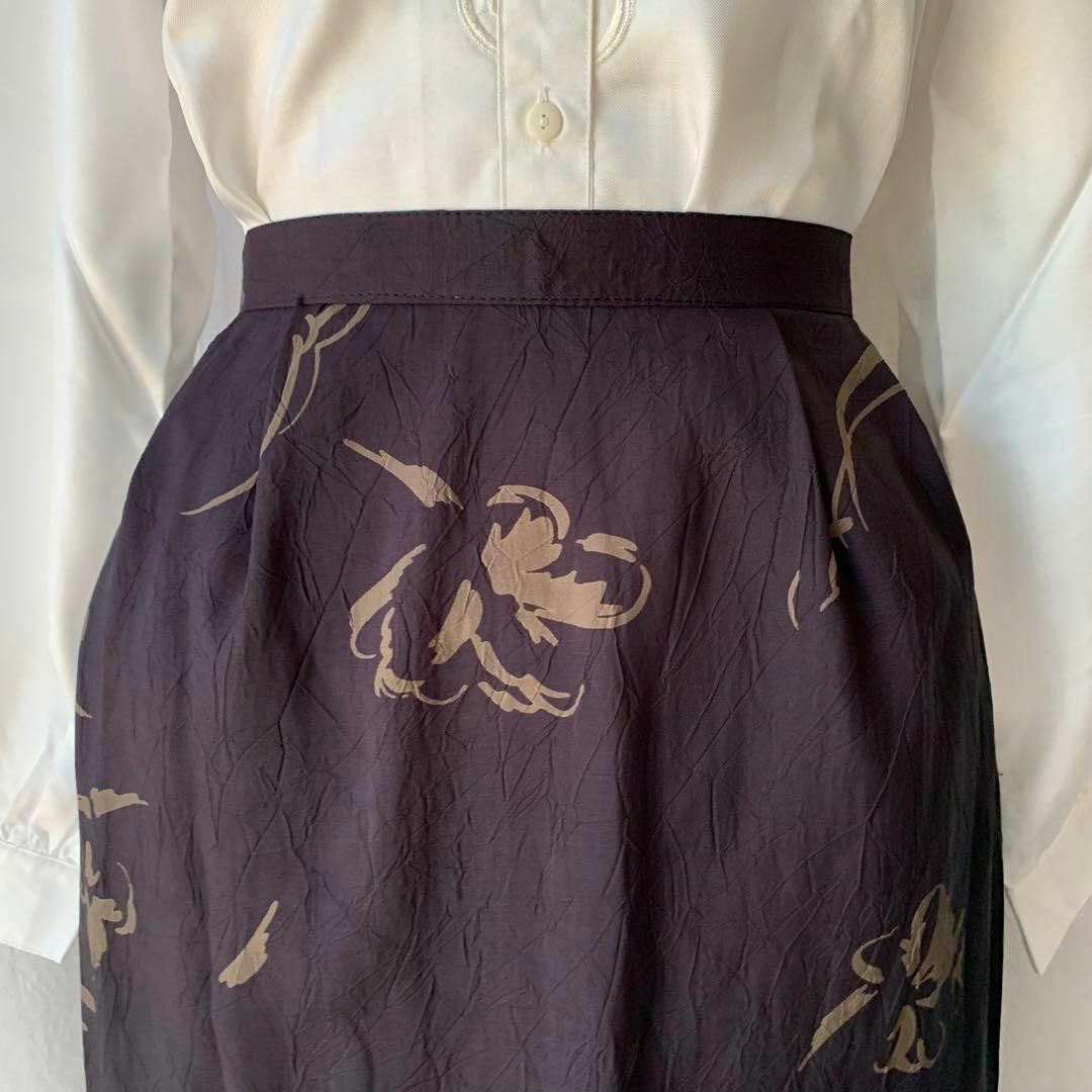 Lochie(ロキエ)のヴィンテージタイトスカート 花柄 レトロ古着 個性的 レディースのスカート(ロングスカート)の商品写真