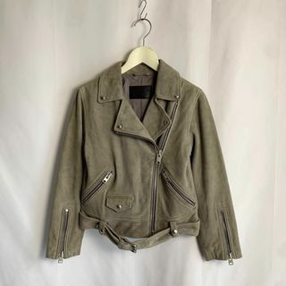 オールセインツ ALLSAINTS ライダース レザージャケット やぎスウェード