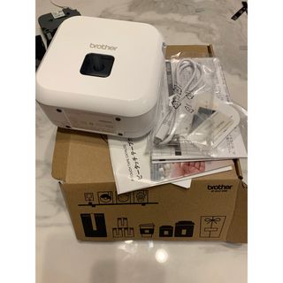 ブラザー(brother)のピータッチキューブ PT-P710BT  テープ付き(OA機器)