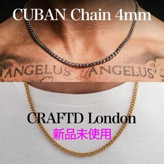 CRAFTD London クラフトロンドン キューバチェーン4mm(ネックレス)
