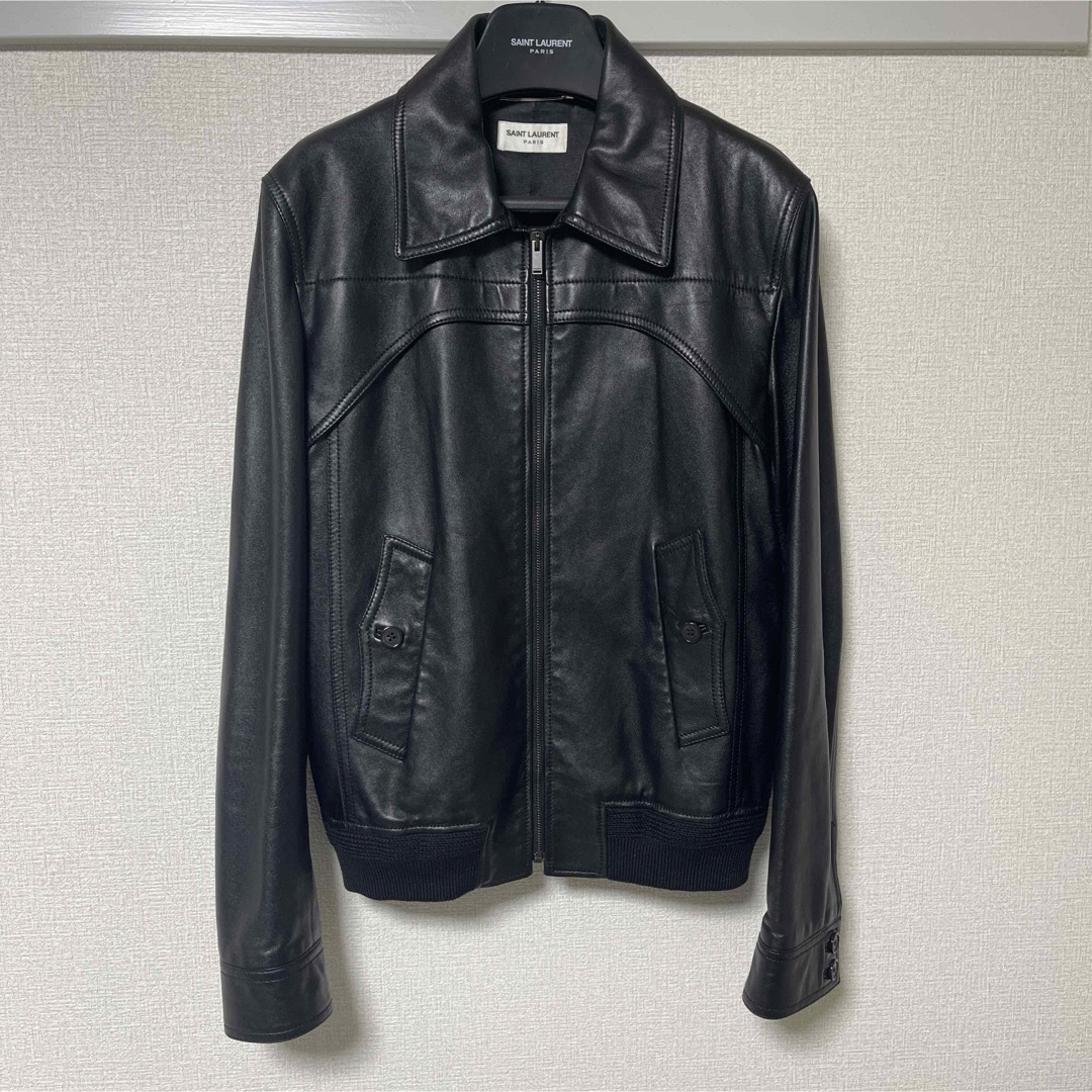 Saint Laurent(サンローラン)のサンローラン パリ 19AW ラムスキン レザージャケット 46 メンズのジャケット/アウター(レザージャケット)の商品写真