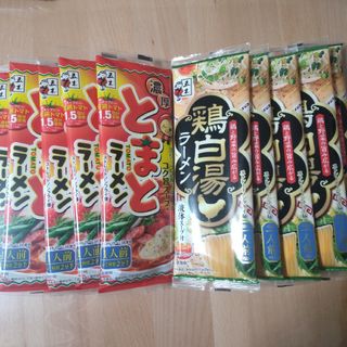 イツキショクヒン(五木食品)の五木食品 濃厚とまとラーメン 鶏白湯ラーメン 合計１０袋 即席中華麺(麺類)