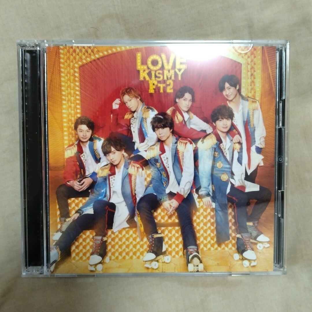 Kis-My-Ft2(キスマイフットツー)の【極美品】Kis-My-Ft2＊LOVE＊初回限定版A エンタメ/ホビーのCD(ポップス/ロック(邦楽))の商品写真