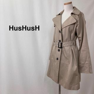 ハッシュアッシュ(HusHush)のHusHusH ハッシュアッシュ トレンチコート ベージュ レディース(トレンチコート)