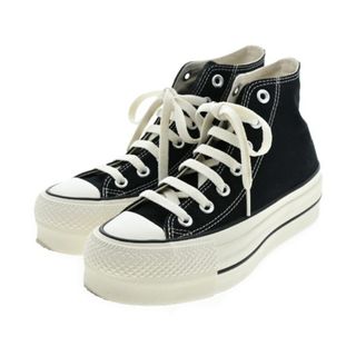 コンバース(CONVERSE)のCONVERSE コンバース スニーカー 22.5cm 黒x白系 【古着】【中古】(スニーカー)