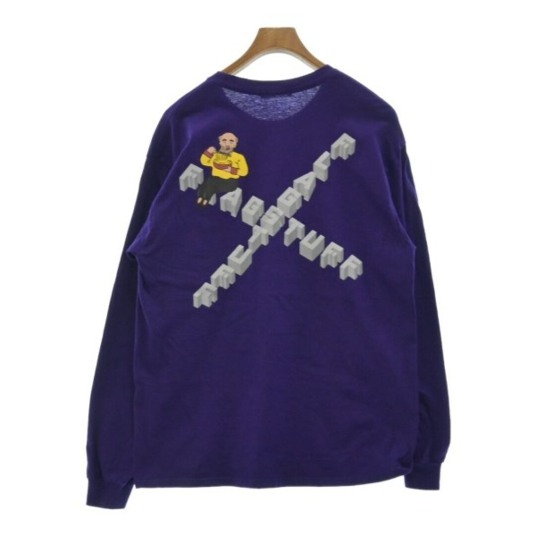 FLAGSTUFF フラグスタフ Tシャツ・カットソー -(L位) 紫 【古着】【中古】 メンズのトップス(Tシャツ/カットソー(半袖/袖なし))の商品写真