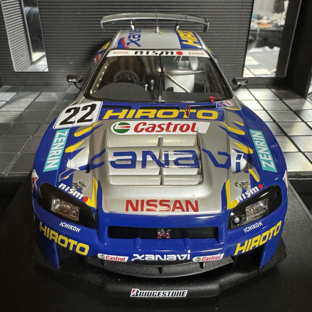 AUTOart - 未展示品 オートアート 1/18 XANAVI HIROTO GTR (R34 AUTOart - 未展示品 オートアート 1/18 XANAVI HIROTO GTR (R34