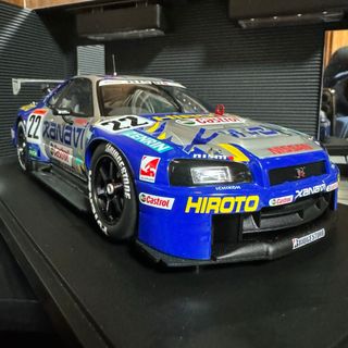 オートアート(AUTOart)の未展示品 オートアート 1/18 XANAVI HIROTO GTR (R34)(ミニカー)