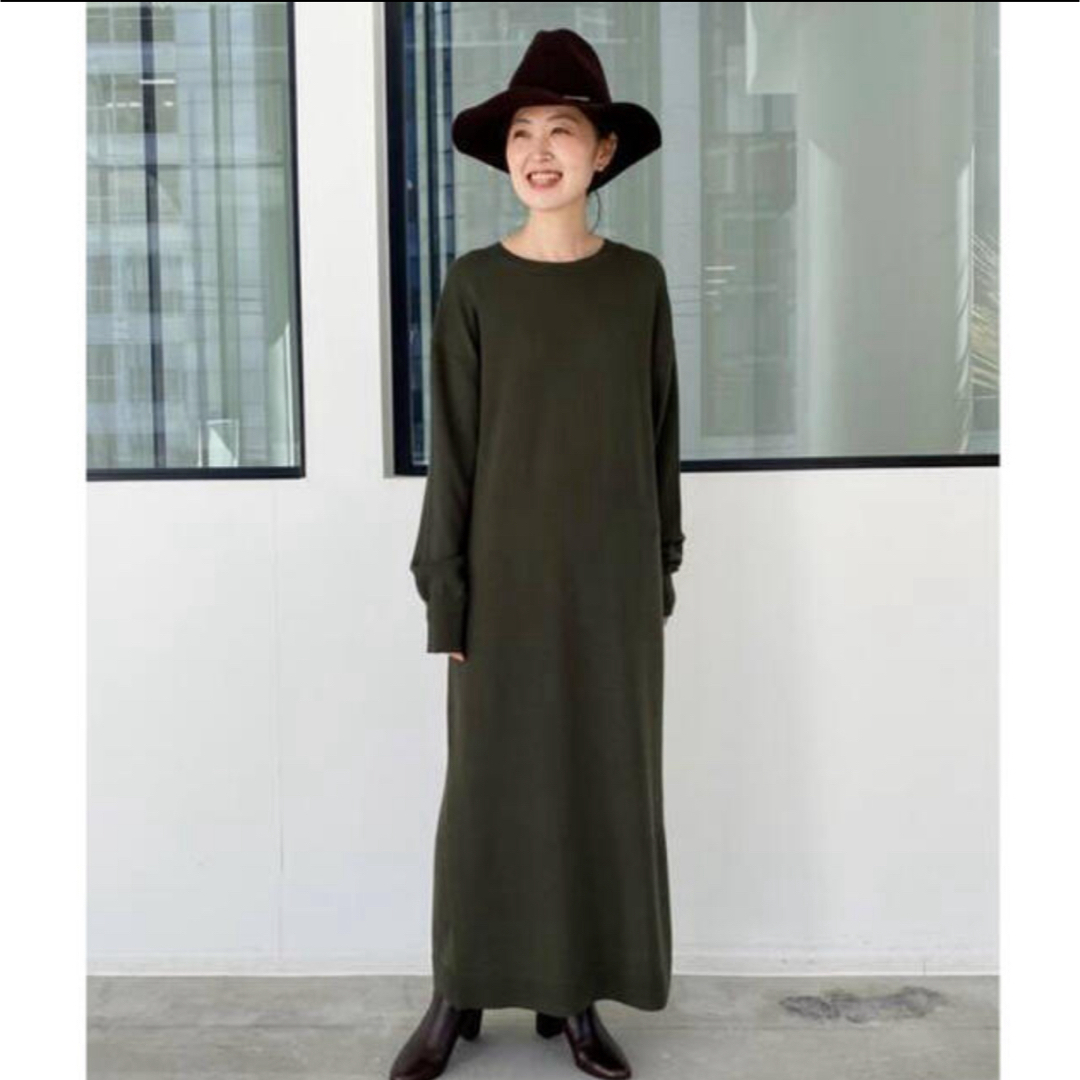 L'Appartement Knit Dress 新品タグ付き　カーキ