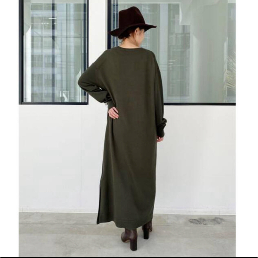 L'Appartement Knit Dress 新品タグ付き　カーキ