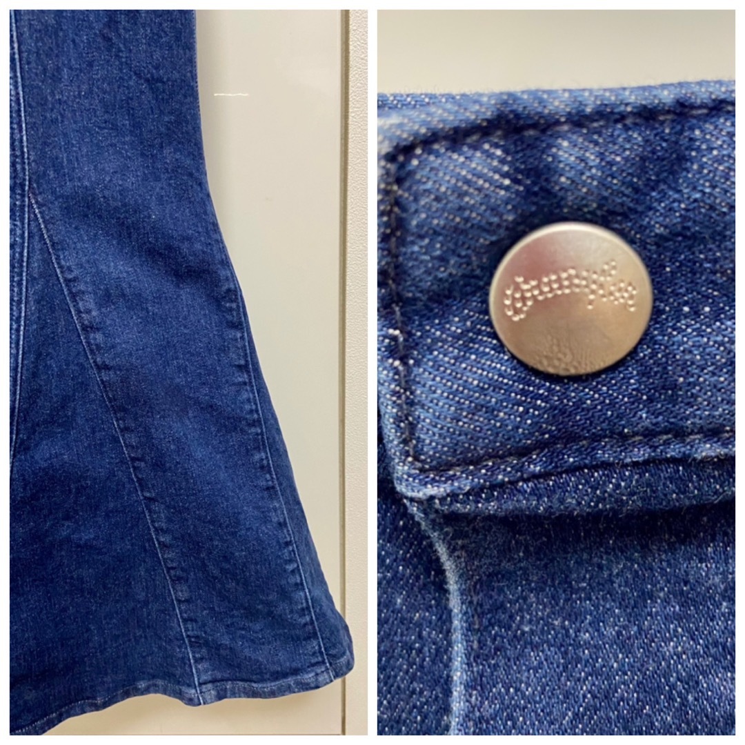 FREAK'S STORE(フリークスストア)の美品 フリークスストア wrangler デニム ワンピース 定価17600円S レディースのワンピース(ロングワンピース/マキシワンピース)の商品写真