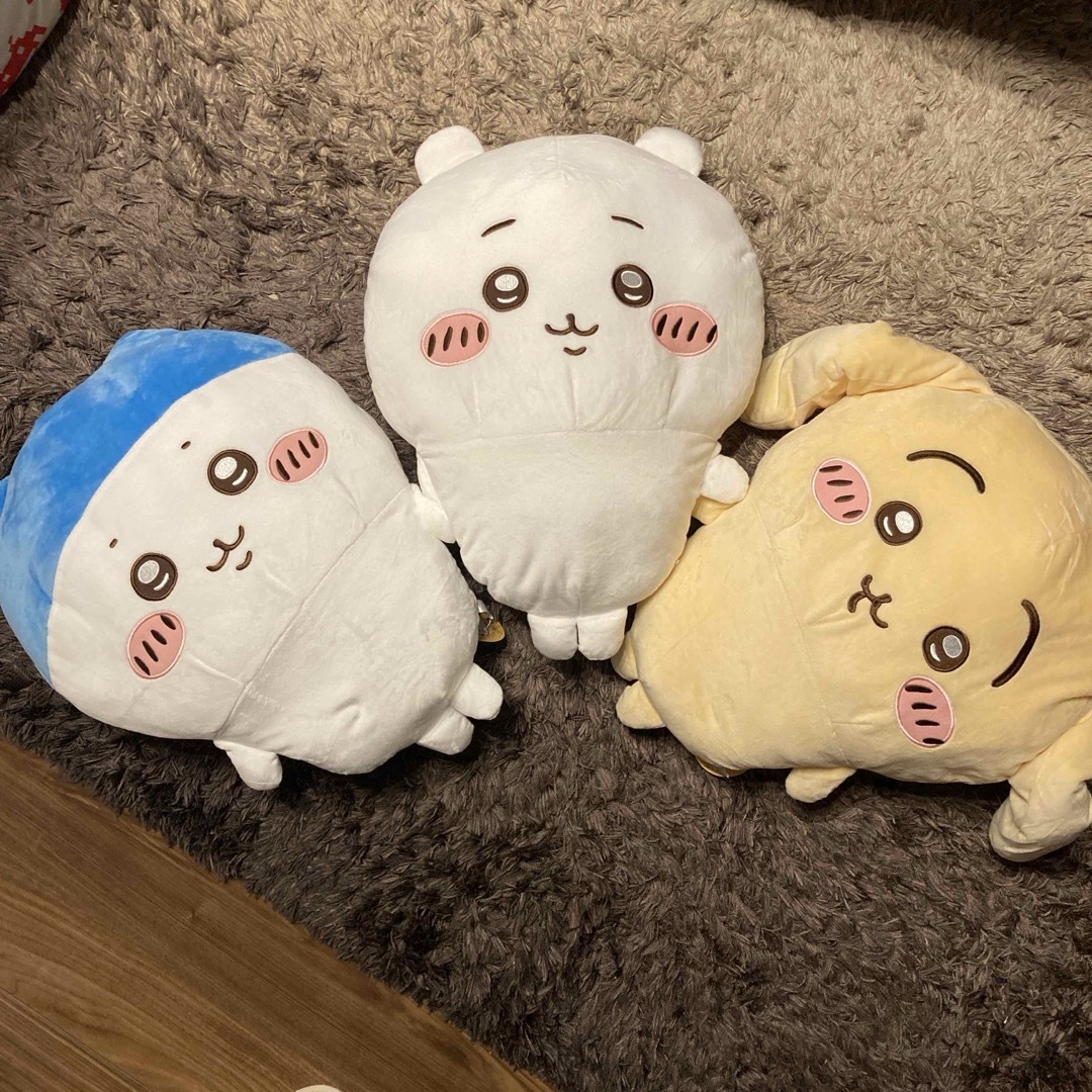 ちいかわ - ちいかわ 超BIG ぬいぐるみ 3種セットの通販 by ちいかわ - ちいかわ 超BIG ぬいぐるみ 3種セットの通販 by