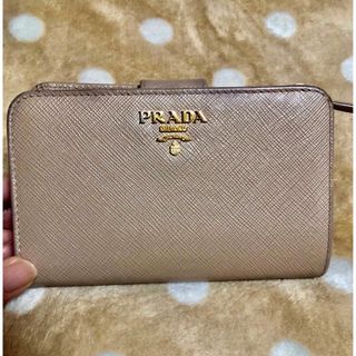 プラダ(PRADA)のPRADA 2つ折り財布 サフィアーノ(財布)