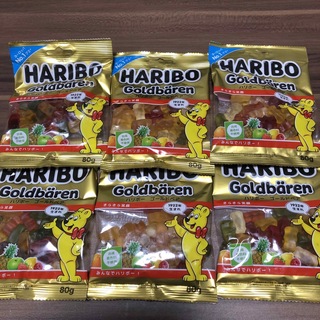 ハリボー(ハリボー)のハリボー　ゴールドベア　6袋セット(菓子/デザート)