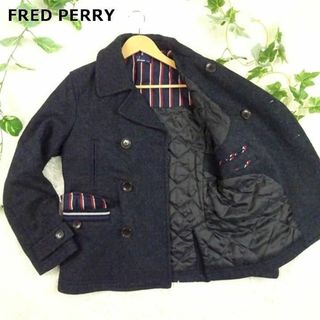 フレッドペリー(FRED PERRY)のフレッドペリー　ピーコート　キルティング　バッジ付き　M　ネイビー(ピーコート)