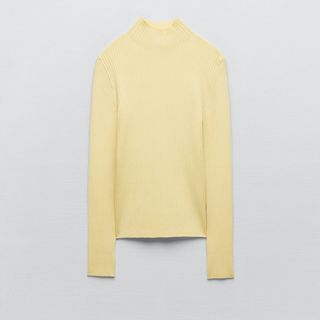 ザラ(ZARA)のzara リブニットセーター(ニット/セーター)