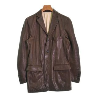 ジルサンダー(Jil Sander)のJIL SANDER ジルサンダー テーラードジャケット 44(S位) 茶 【古着】【中古】(テーラードジャケット)