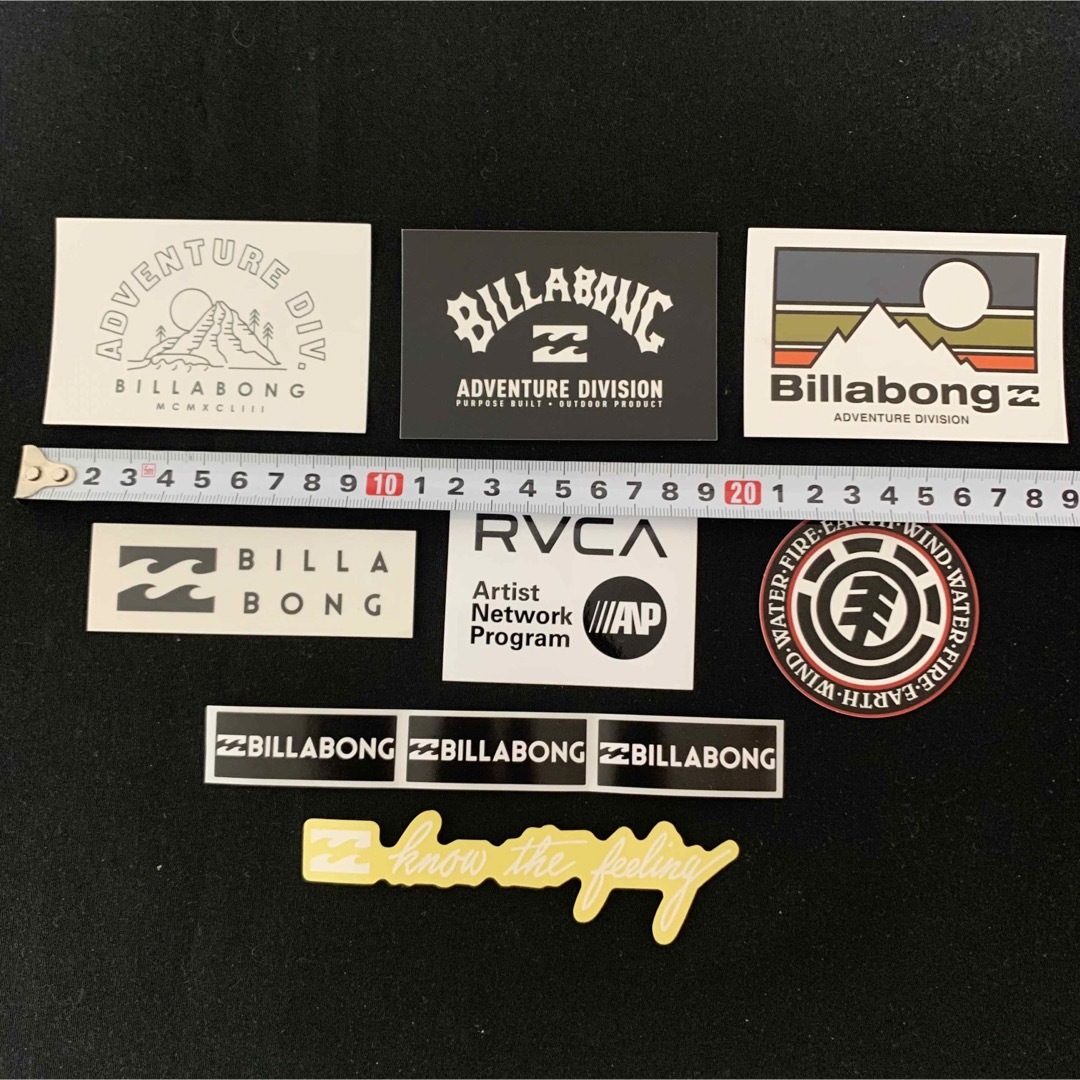 billabong(ビラボン)のBILLABONG ビラボン RVCA ルーカ エレメント ステッカー 10点 スポーツ/アウトドアのスポーツ/アウトドア その他(サーフィン)の商品写真