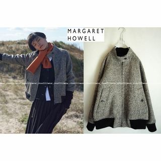 マーガレットハウエル(MARGARET HOWELL)の2022未使用マーガレットハウエル☆菅原小春さん着用 ドネガルツイードブルゾン1(ブルゾン)