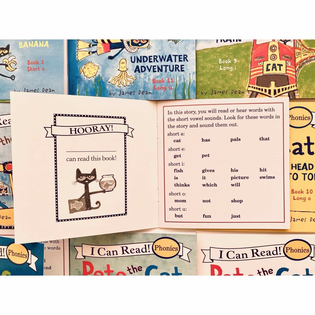 Biscuit(ビスケット)のビスケットフォニックス pete cat Phonics 24冊　多読　洋書 エンタメ/ホビーの本(絵本/児童書)の商品写真