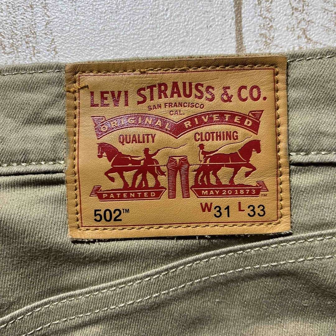 Levi's(リーバイス)の【LEVI'S】リーバイス 502 カラーデニムパンツ ベージュ 31インチ メンズのパンツ(デニム/ジーンズ)の商品写真