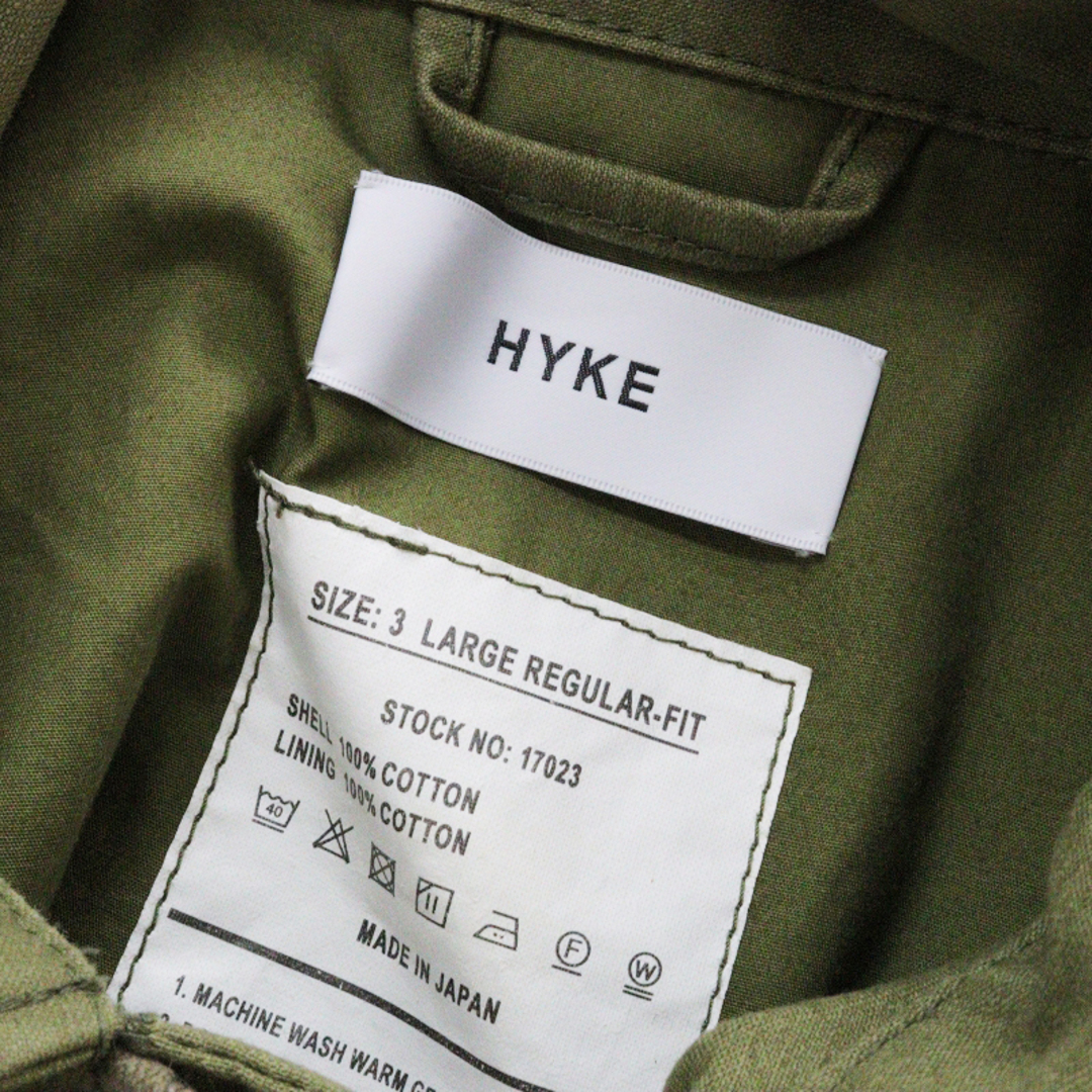 HYKE - ハイク HYKE M-51 TYPE FIELD JACKET ミリタリージャケット3