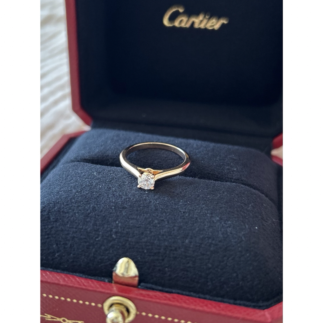 Cartier(カルティエ)の(美品)カルティエ SOLITAIRE 1895 リング ピンクゴールド レディースのアクセサリー(リング(指輪))の商品写真