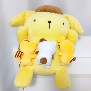 ポムポムプリン(ポムポムプリン)のポムポムプリン　チームプリン　ぬいぐるみ　マフィン　スコーン　ベーグル(ぬいぐるみ)