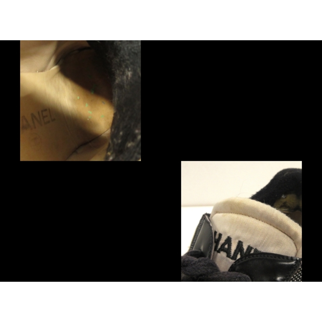 CHANEL(シャネル)のシャネル スニーカー レディース 黒×白 レディースの靴/シューズ(スニーカー)の商品写真