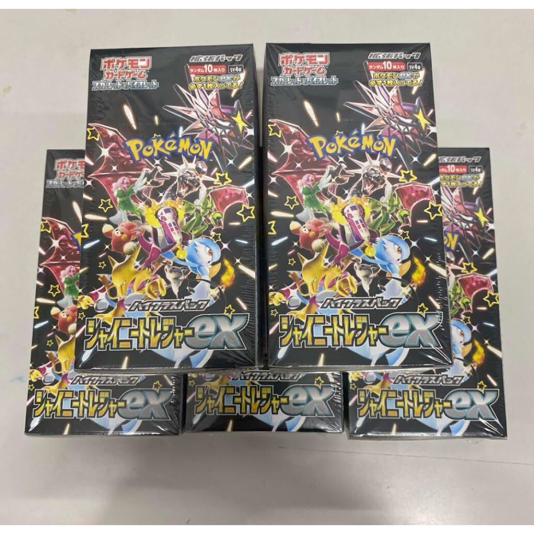 新品特売 ポケモンカード シャイニートレジャーex 5BOX