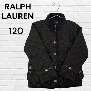 ラルフローレン(Ralph Lauren)のラルフローレン 中綿ブルゾン  キルティング  ジャンパー 120 ブラック(ジャケット/上着)