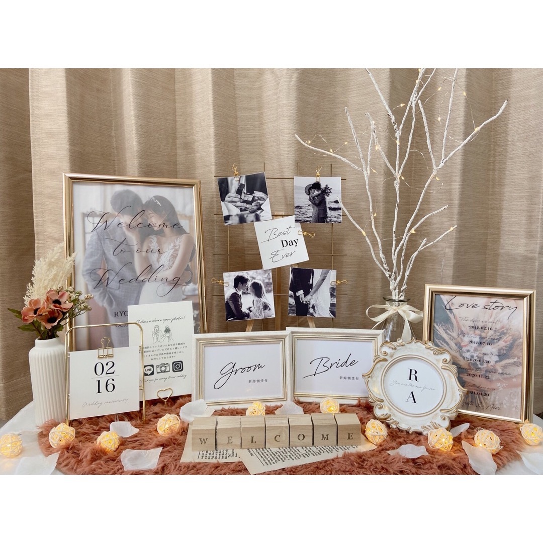 韓国風 受付サイン付き ウェルカムスペース まとめ売り 結婚式 ミールヘーデン風 | フリマアプリ ラクマ 韓国風 受付サイン付き ウェルカムスペース まとめ売り 結婚式 ミールヘーデン風 | フリマアプリ ラクマ