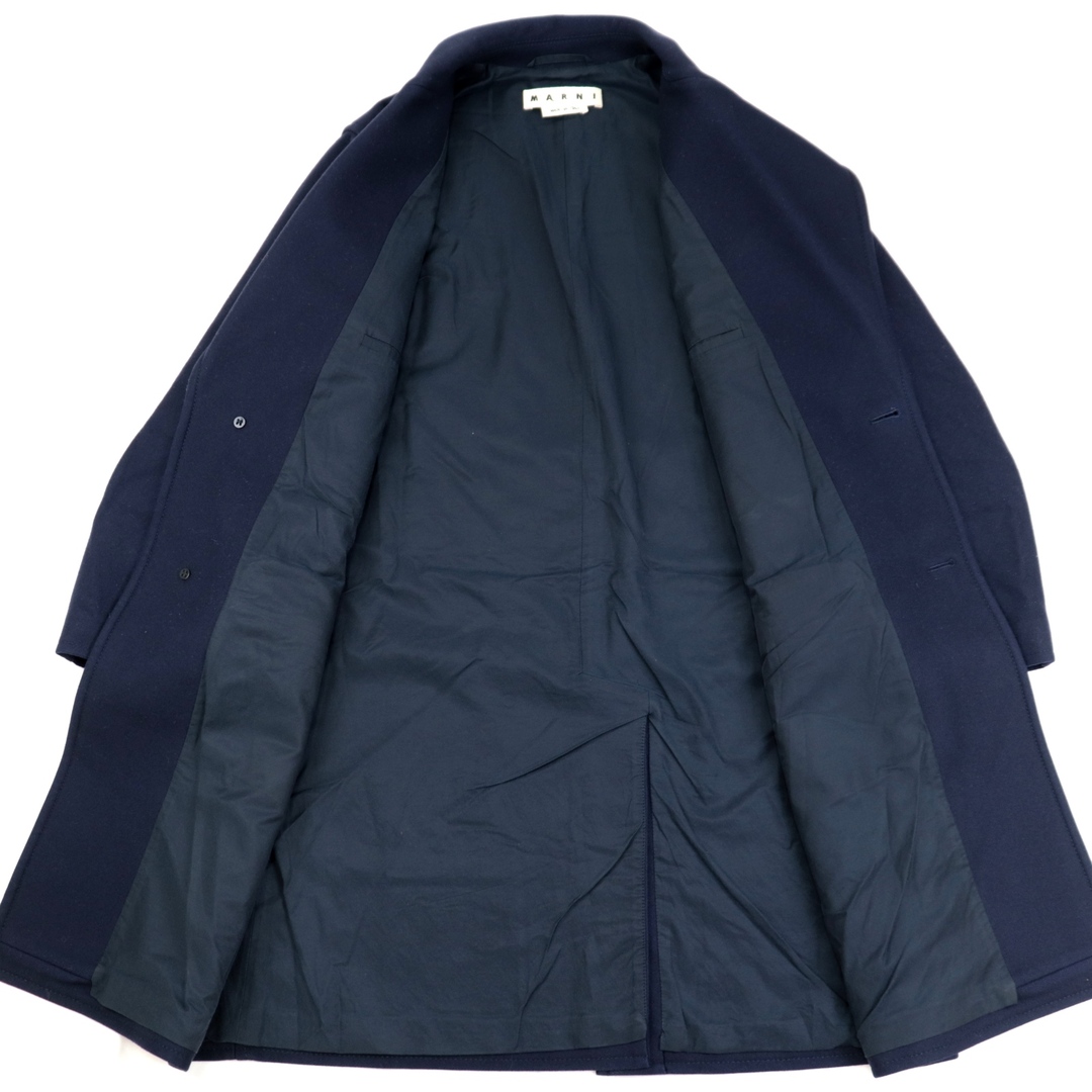 MARNI - 美品 マルニ ウール混 チェスター コート メンズ ネイビー 44 MARNIの通販 by オパール ラクマ店|マルニならラクマ MARNI - 美品 マルニ ウール混 チェスター コート メンズ ネイビー 44 MARNIの通販 by オパール ラクマ店|マルニならラクマ