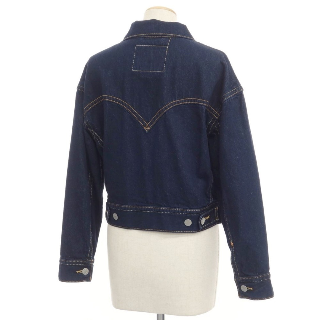 Levi's(リーバイス)の【中古】リーバイス Levi's デニムジャケット ジージャン ネイビー【サイズXS】【レディース】 レディースのジャケット/アウター(Gジャン/デニムジャケット)の商品写真