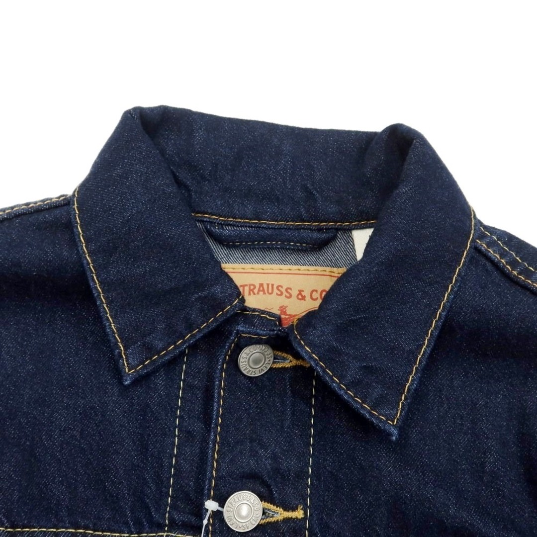 Levi's(リーバイス)の【中古】リーバイス Levi's デニムジャケット ジージャン ネイビー【サイズXS】【レディース】 レディースのジャケット/アウター(Gジャン/デニムジャケット)の商品写真