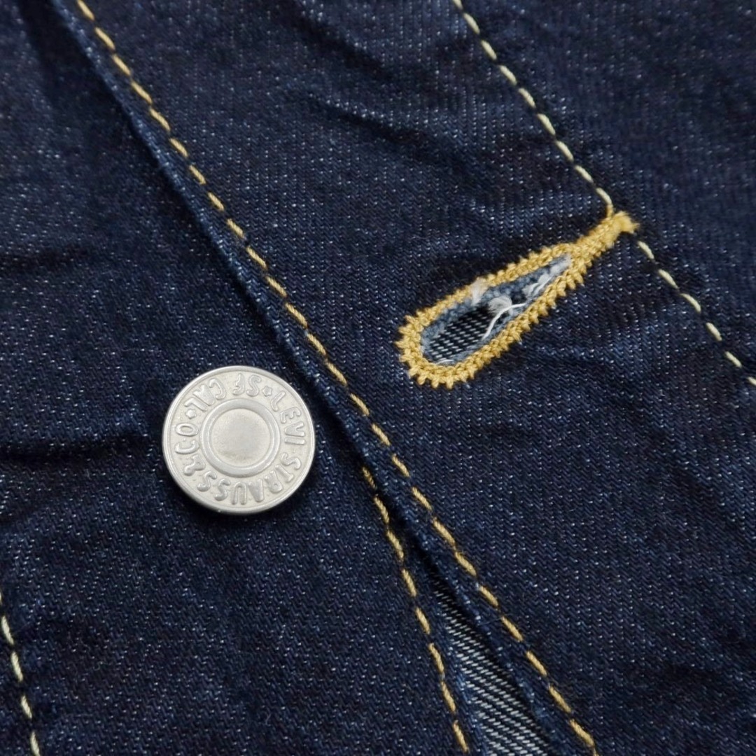 Levi's(リーバイス)の【中古】リーバイス Levi's デニムジャケット ジージャン ネイビー【サイズXS】【レディース】 レディースのジャケット/アウター(Gジャン/デニムジャケット)の商品写真