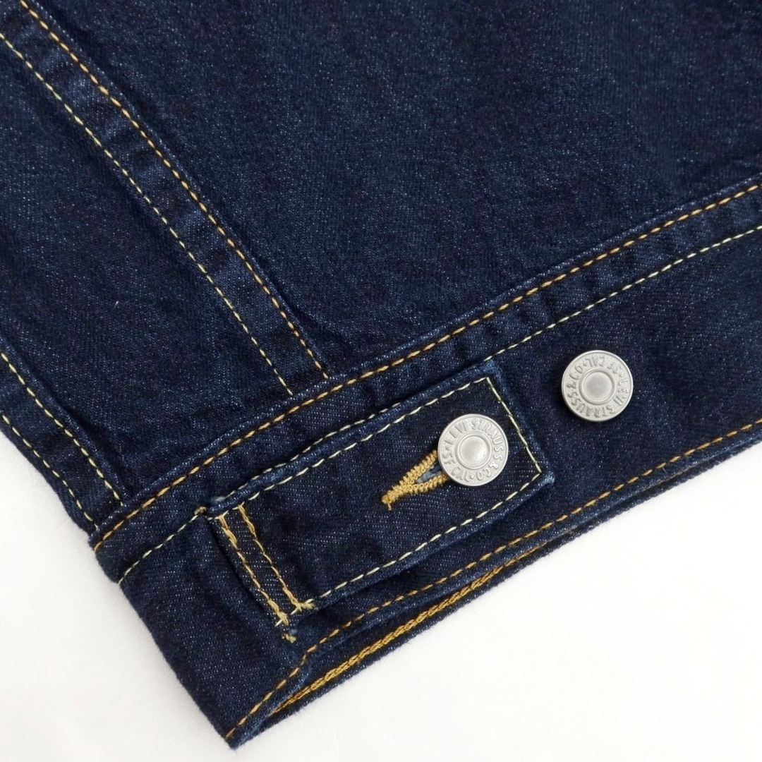 Levi's(リーバイス)の【中古】リーバイス Levi's デニムジャケット ジージャン ネイビー【サイズXS】【レディース】 レディースのジャケット/アウター(Gジャン/デニムジャケット)の商品写真