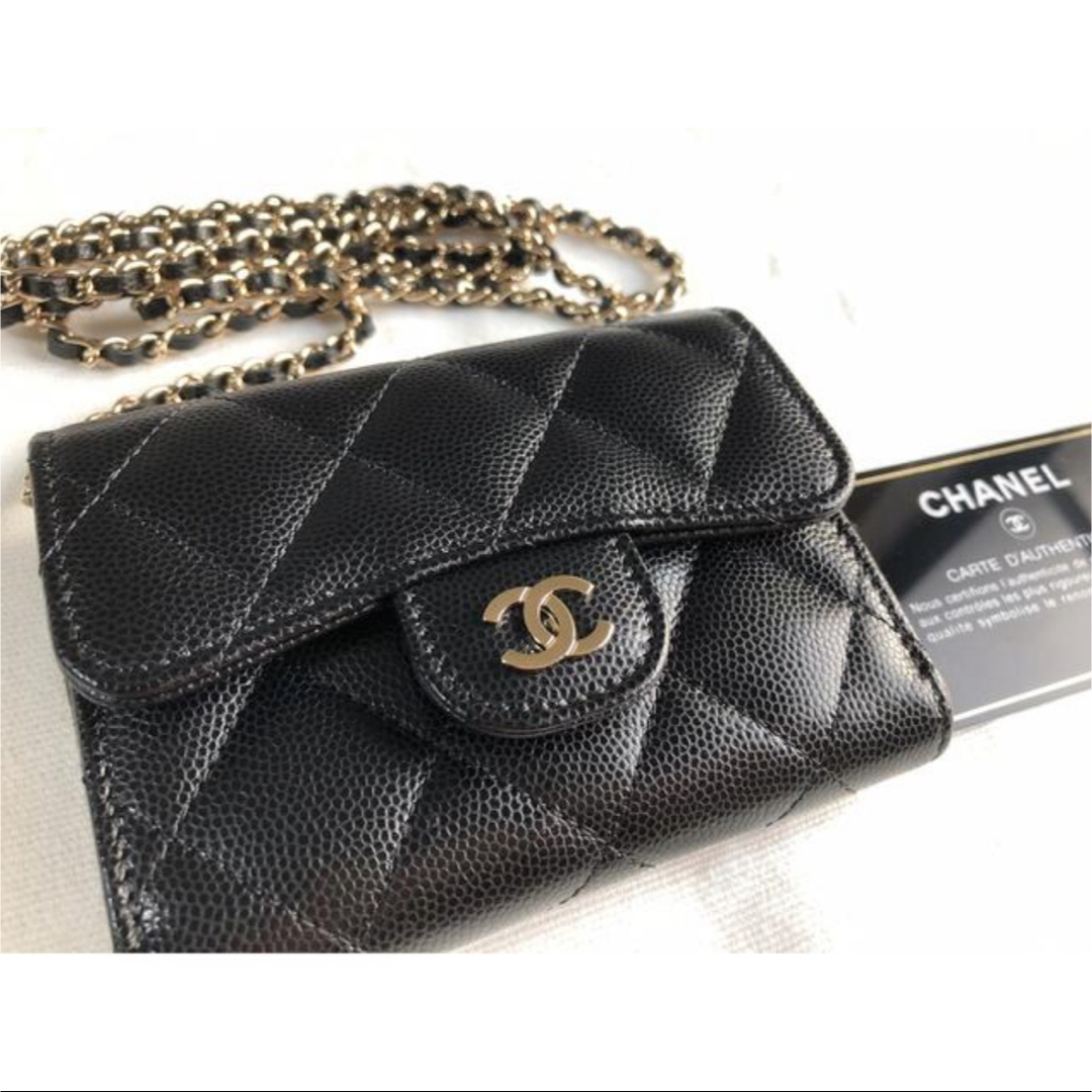 ファッション小物CHANEL チェーンウォレット