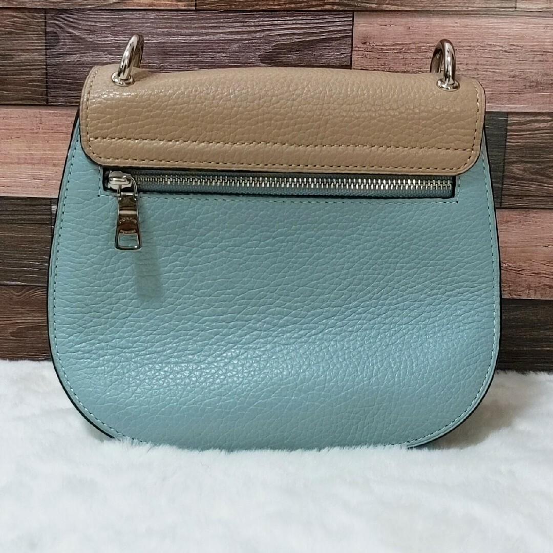 極美品 COACH レミ サドルバッグ カラーブロック ショルダー バッグ 革