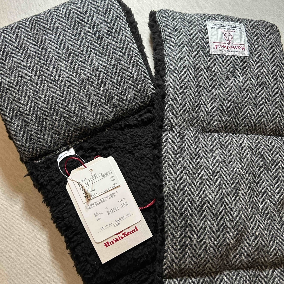 Harris Tweed(ハリスツイード)のハリスツイード　マフラー　小学生　新品タグ付き キッズ/ベビー/マタニティのこども用ファッション小物(マフラー/ストール)の商品写真