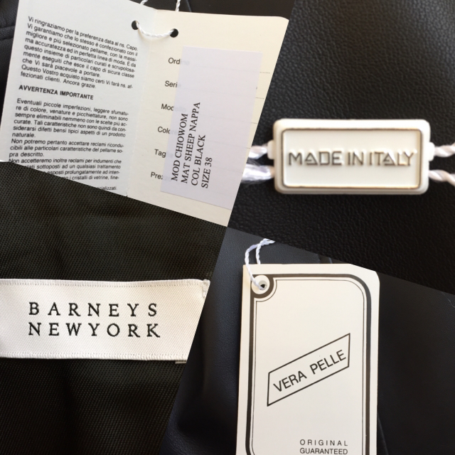 BARNEYS NEW YORK(バーニーズニューヨーク)の定価8万❤︎2016AW【バーニーズニューヨーク】ライダースジャケット38 レディースのジャケット/アウター(ライダースジャケット)の商品写真