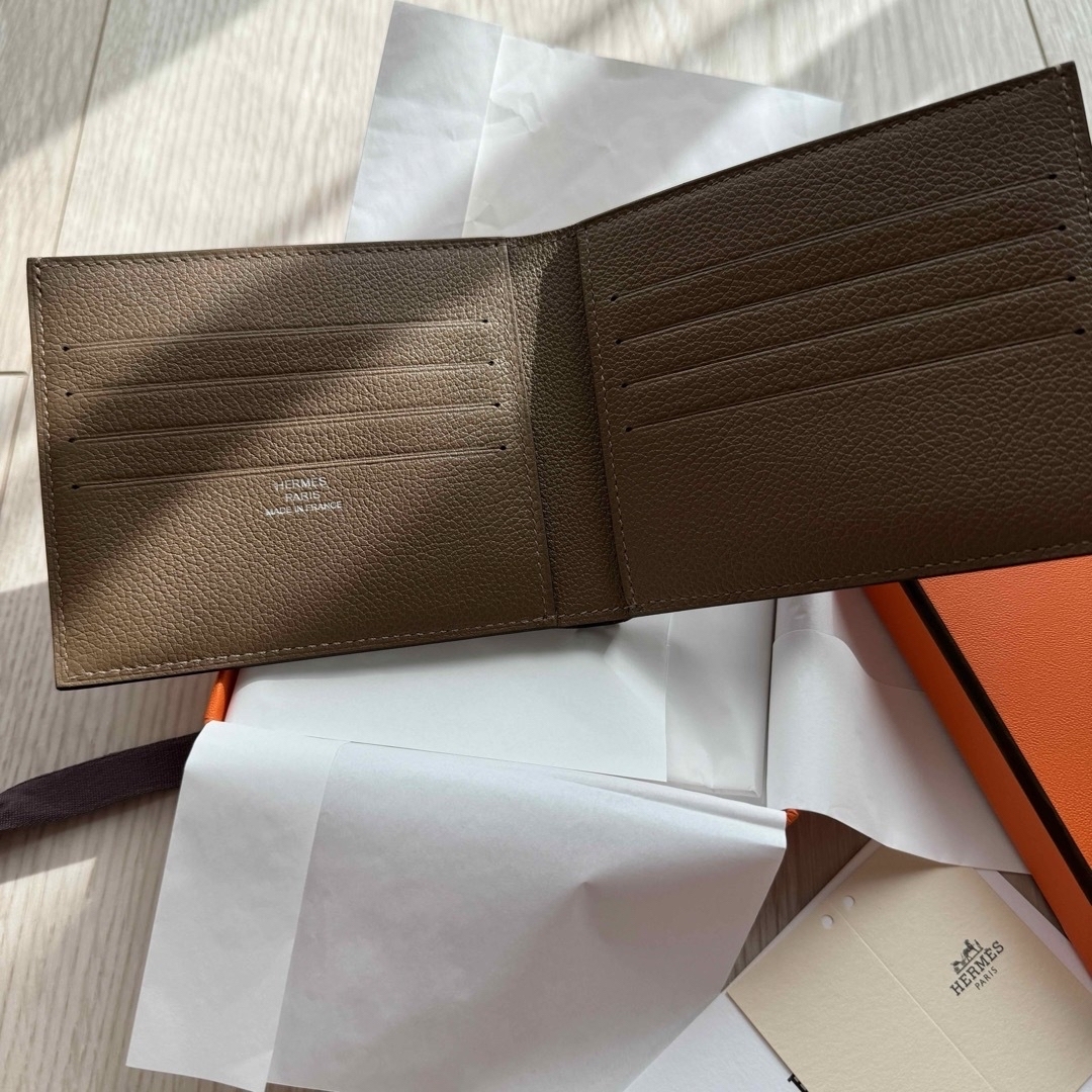 Hermes(エルメス)のHERMES 二つ折り財布ウォレット 本革カードケース CitizenTwill メンズのファッション小物(折り財布)の商品写真