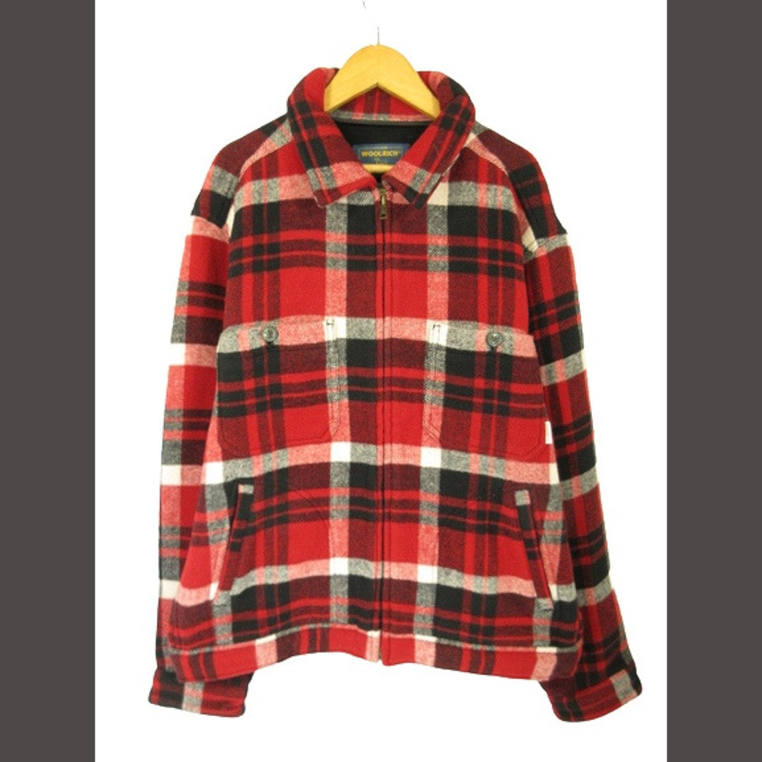 WOOLRICH(ウールリッチ)のWOOLRICH ジャケット ジップアップ 長袖 チェック柄 胸ポケット M メンズのジャケット/アウター(その他)の商品写真