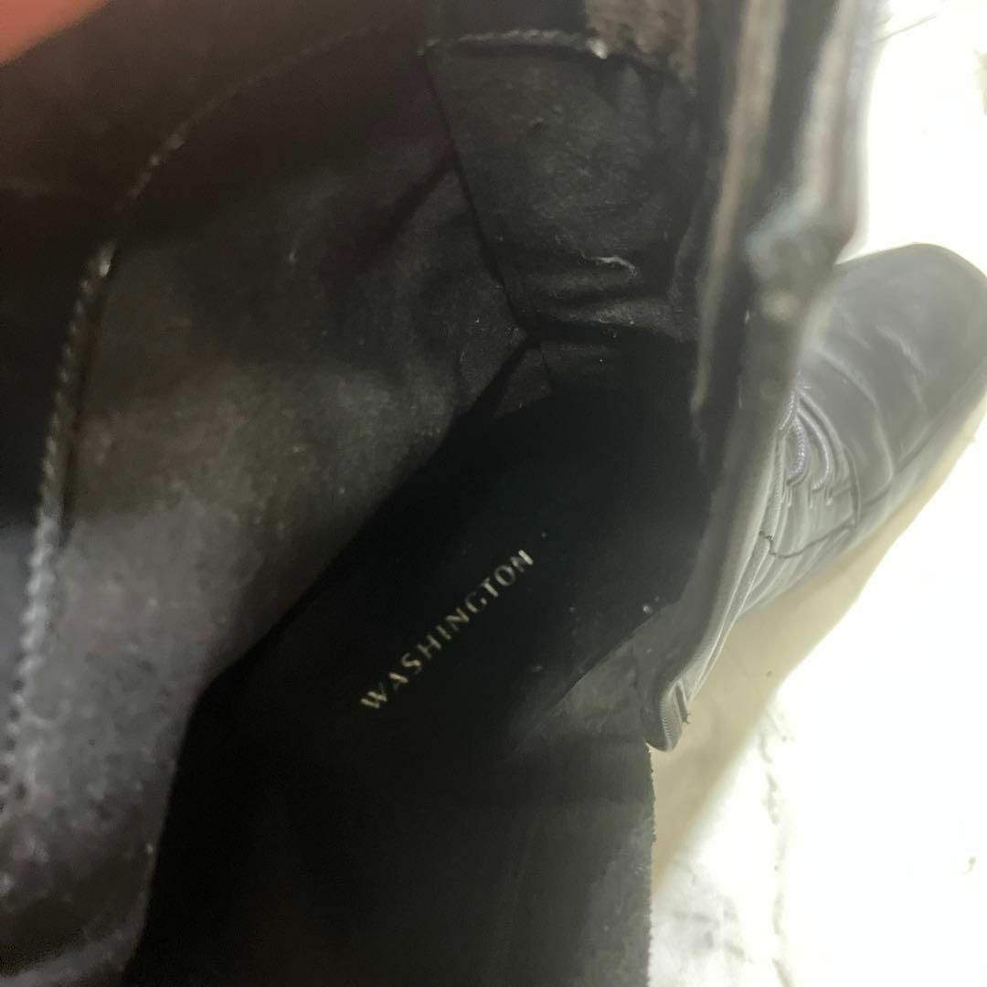 銀座ワシントン(ギンザワシントン)の銀座ワシントン　ブーツ　23㎝　スクエアトゥ レディースの靴/シューズ(ブーツ)の商品写真
