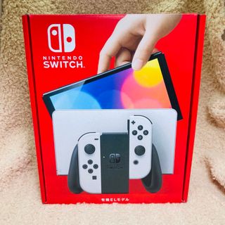 ニンテンドースイッチ(Nintendo Switch)の新品 Switch スイッチ Nintendo任天堂 本体 有機EL ホワイト(家庭用ゲーム機本体)