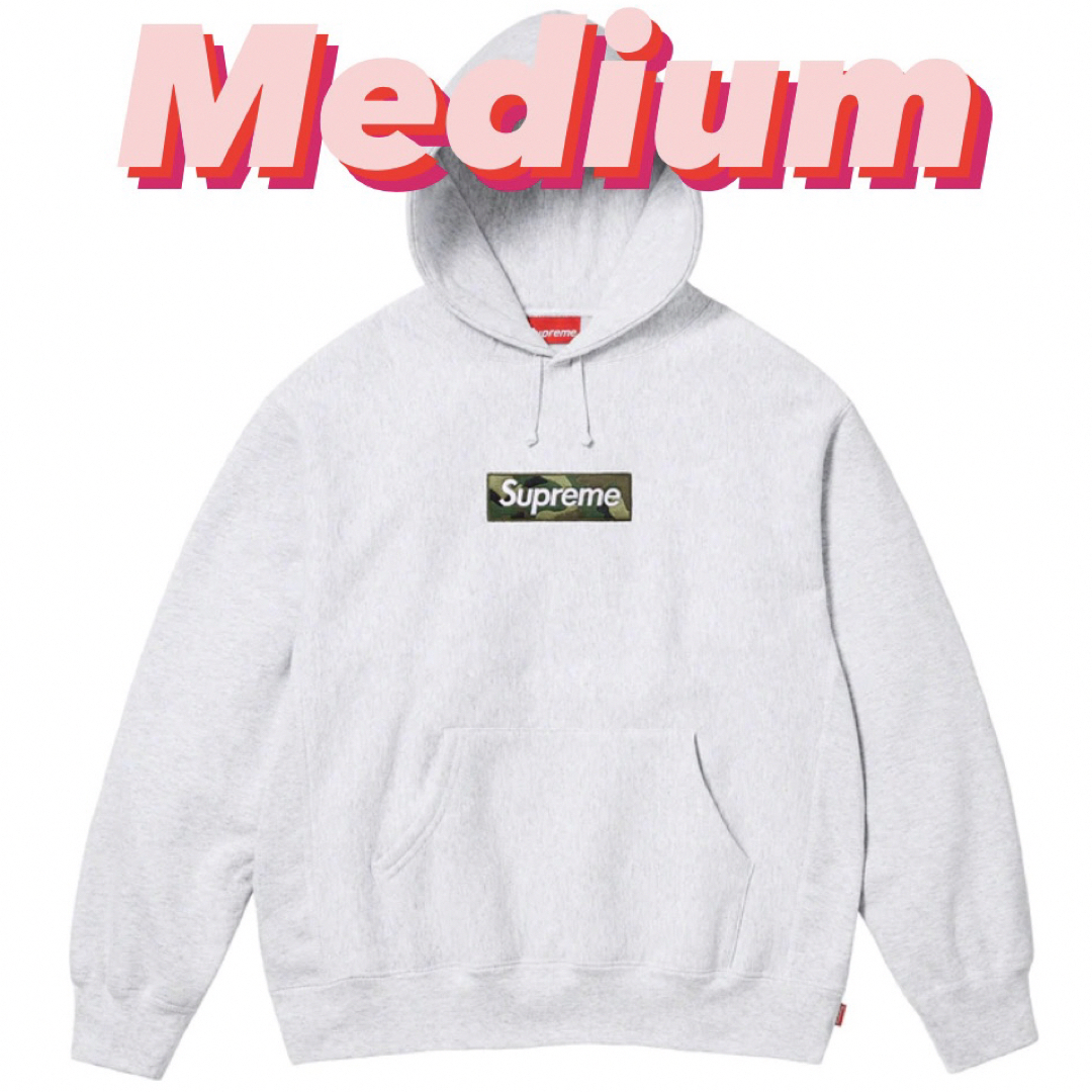 安心の正規品は Supreme Box Logo Hooded Sweatshirt 23FW - トップス