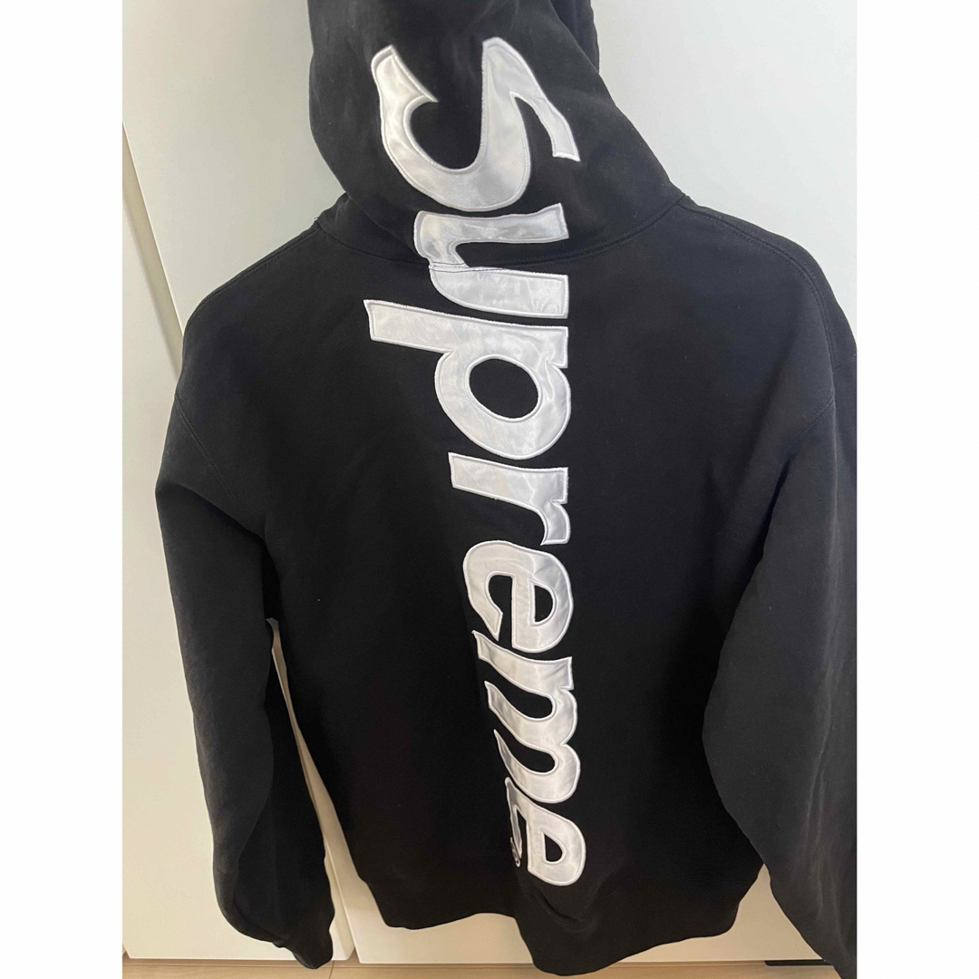 メンズSupreme Satin Applique Hooded Sweatshirt