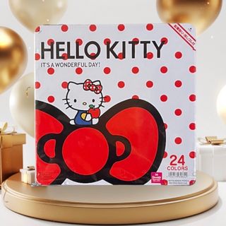 サンリオ(サンリオ)の【新品未使用】HELLO KITTY キティ 色鉛筆 24色(色鉛筆)