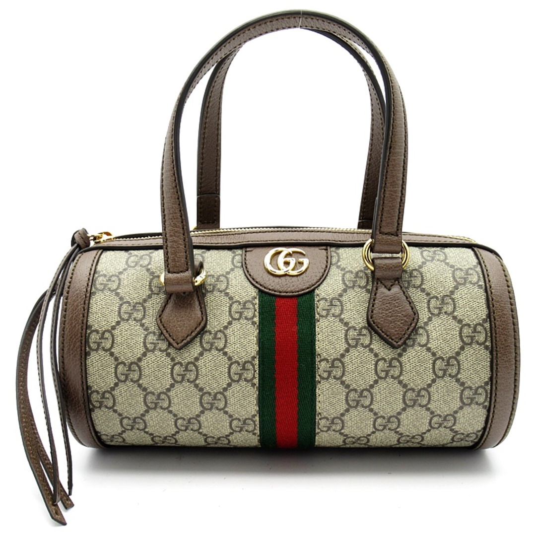 Gucci(グッチ)のグッチ オフィディア スモールボストンバッグ  602577 GGスプリーム レディースボストンバッグ
 ブラウン【中古】 レディースのバッグ(ボストンバッグ)の商品写真